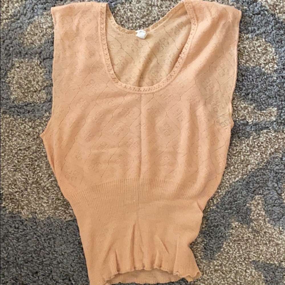 🍒 Sleeveless wool tank top